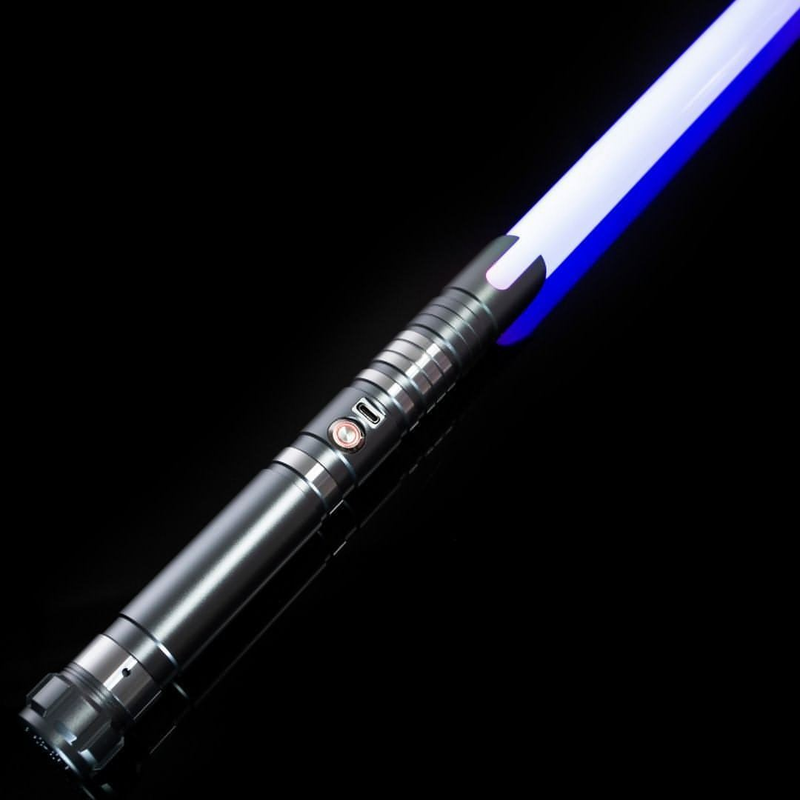 Chosen One Grey and Silver Lightsaber