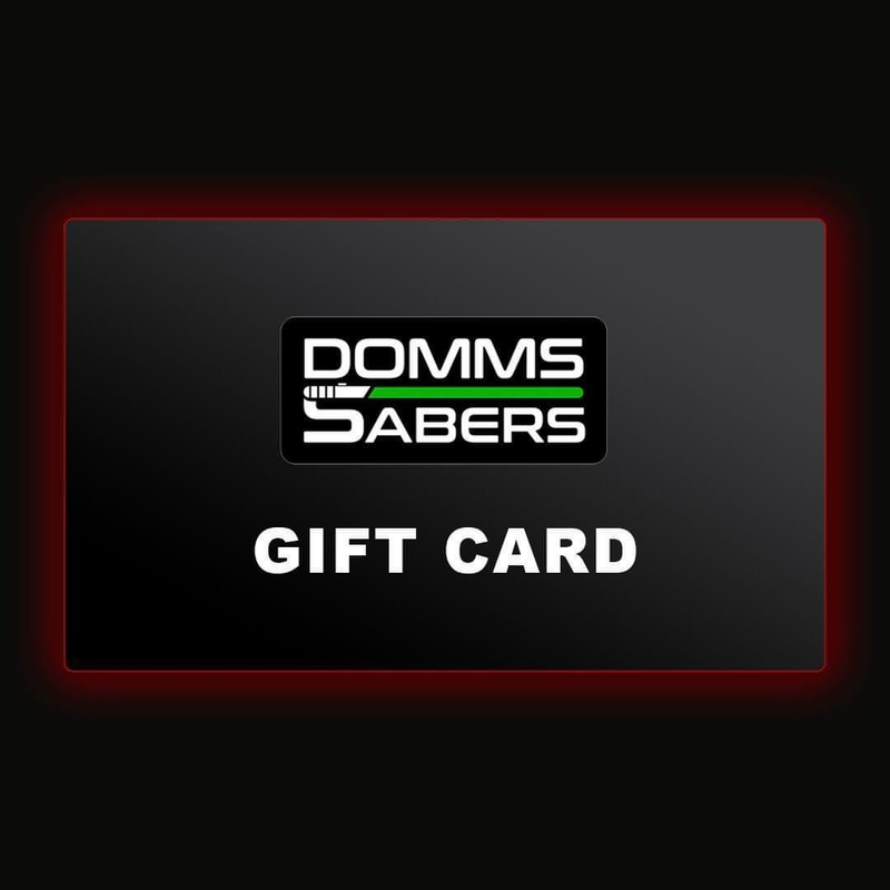 Domms Sabers Gift Card